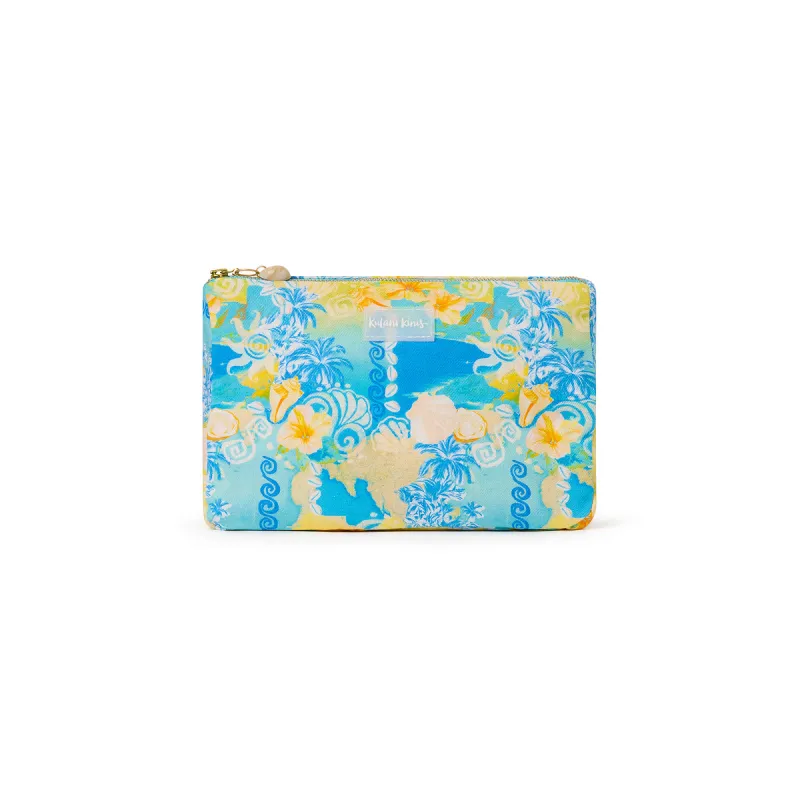 Beach Pouch - Limoncello Lagoon made by Kulani Kinis