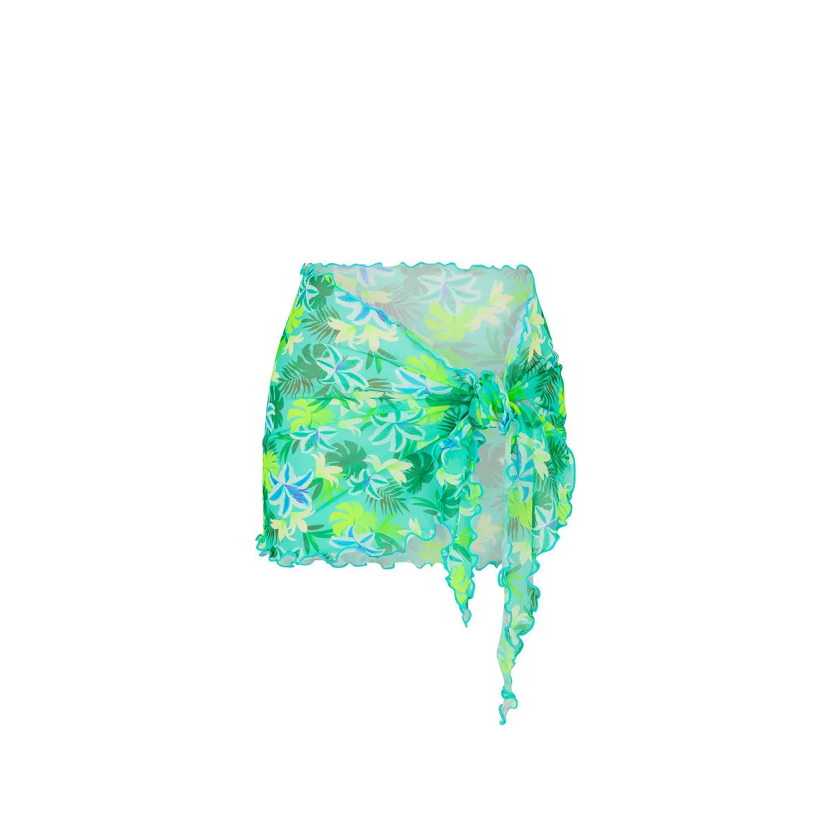 Mini Mesh Sarong - Neon Splice sold by Kulani Kinis