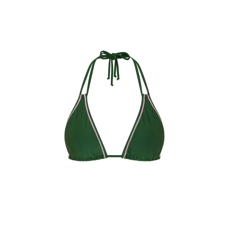 Stitch Halter Bikini Top - Jaded Juniper made by Kulani Kinis