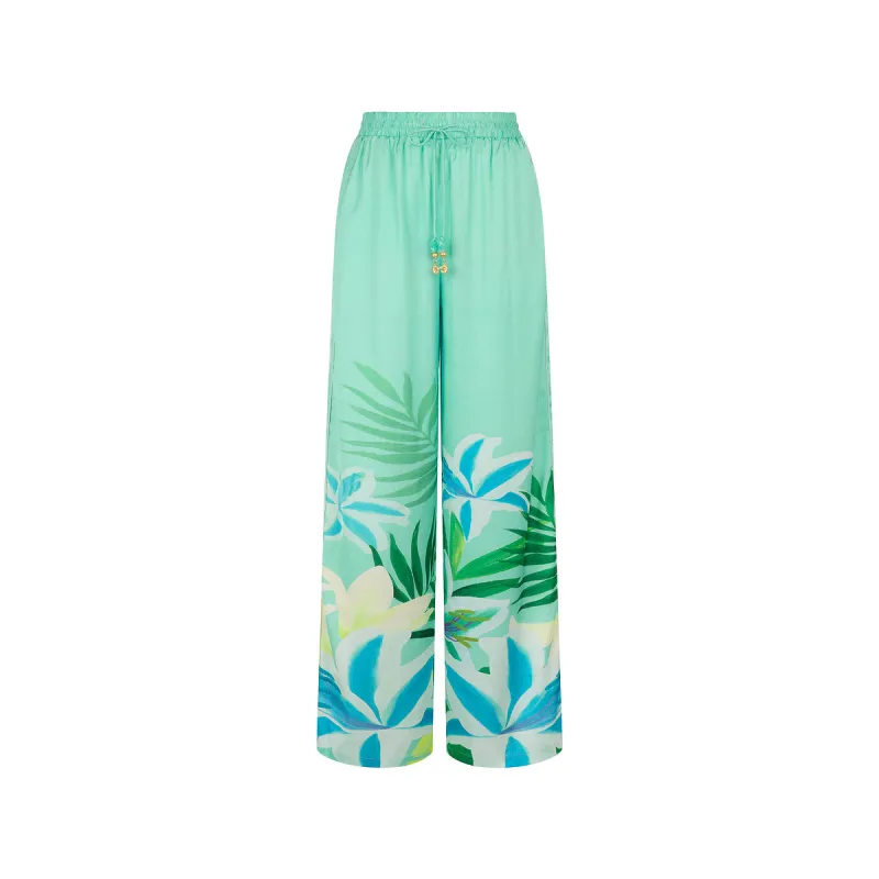 Drawstring Resort Pants - Neon Splice made by Kulani Kinis