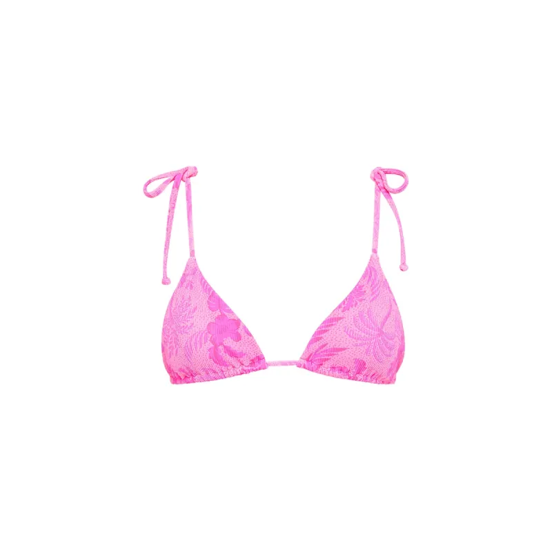 Padded Bralette Bikini Top - Fuchsia Fever sold by Kulani Kinis