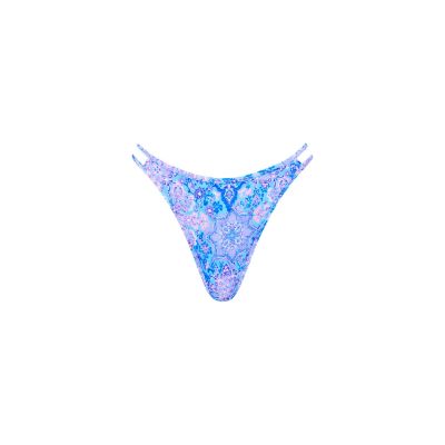 Twin Strap Cheeky Bikini Bottom - Santorini sold by Kulani Kinis