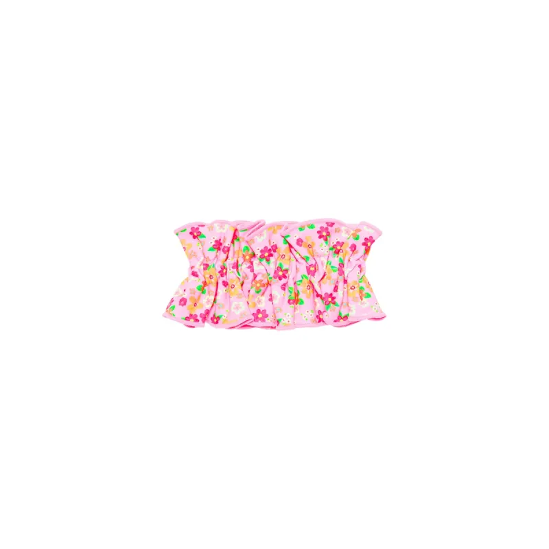 Ruffle Scrunchie - Frangipani Fever sold by Kulani Kinis