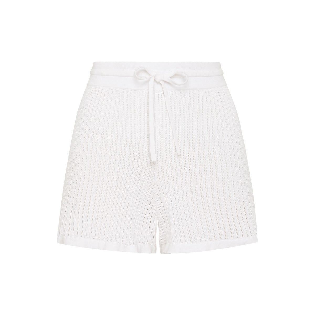 Casual Knit Shorts - White sold by Kulani Kinis