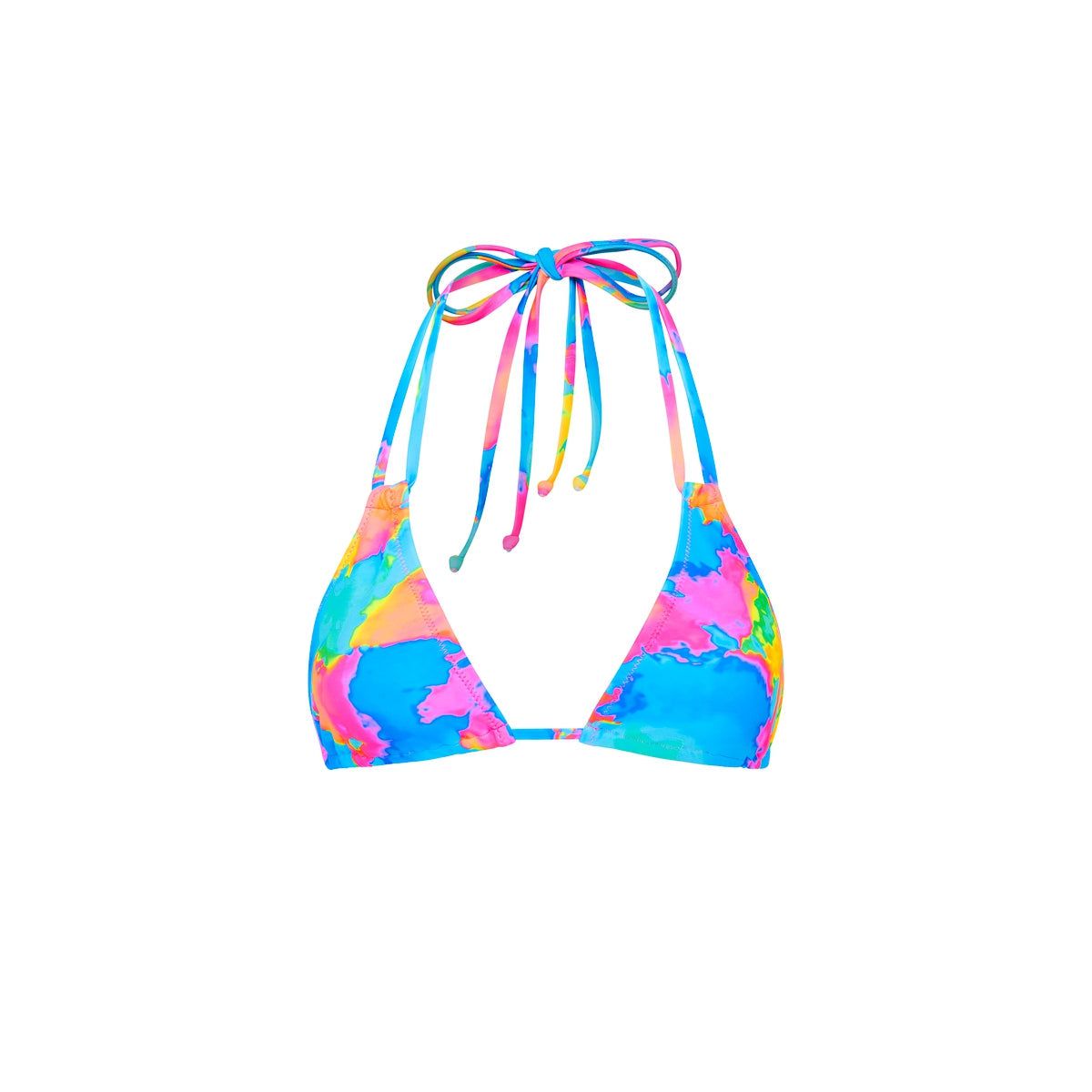 Halter Bralette Bikini Top - Sunrise Splash sold by Kulani Kinis