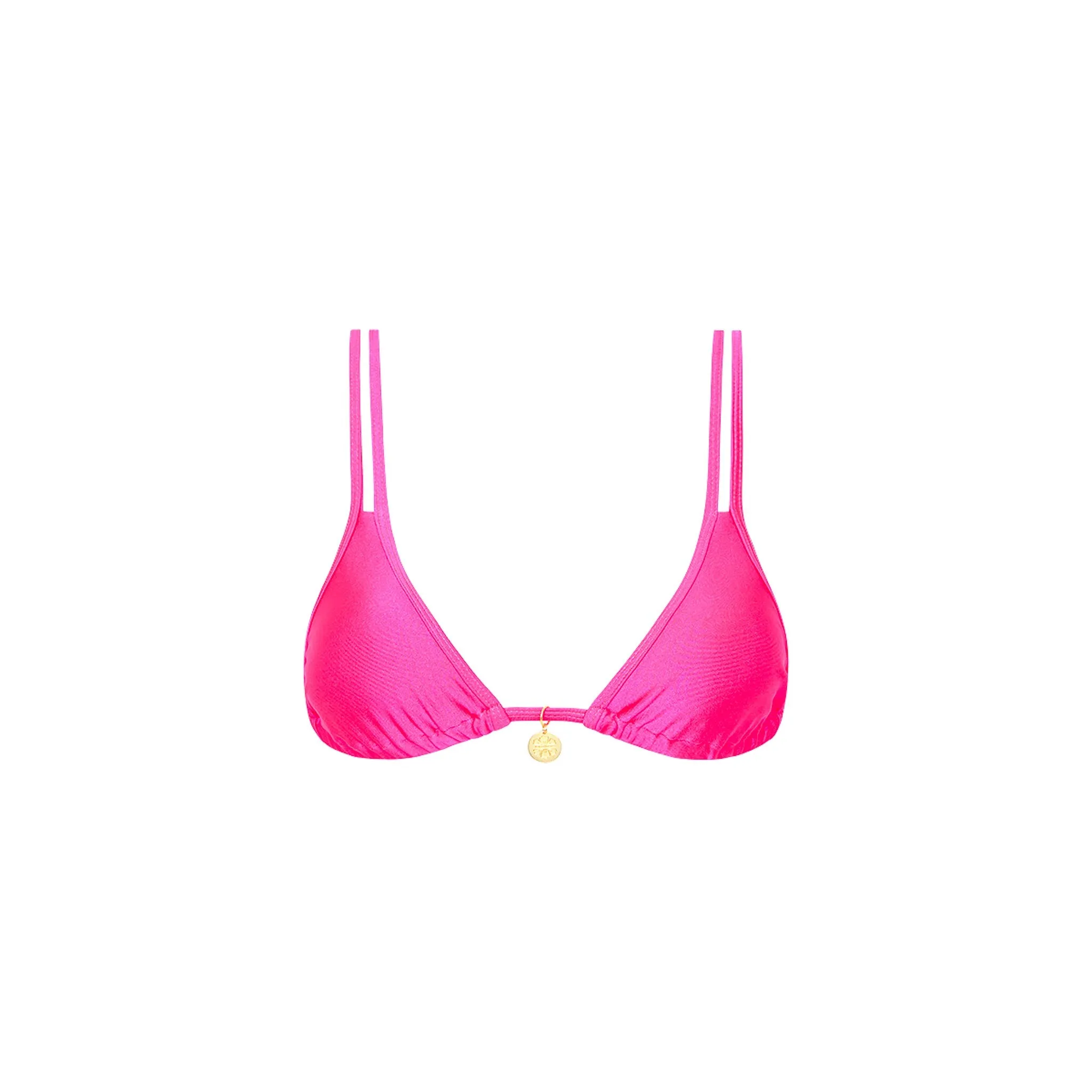 Twin Strap Bralette Bikini Top - Posh Pink sold by Kulani Kinis