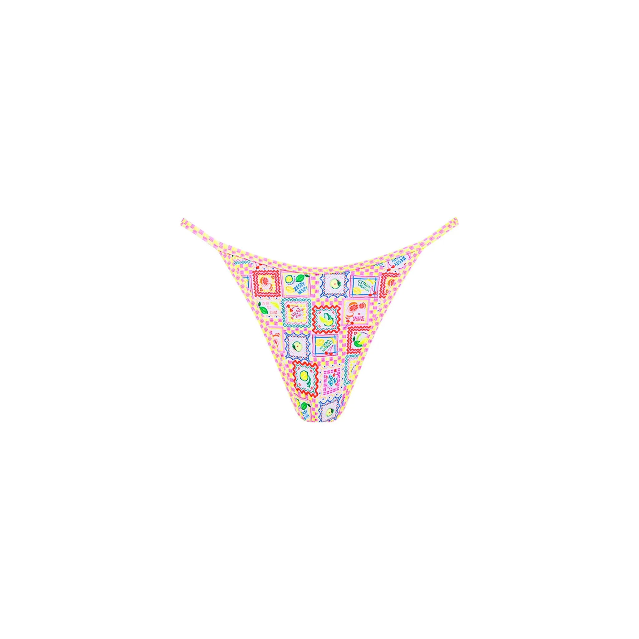 Tanning Thong Bikini Bottom - Citron Coast sold by Kulani Kinis