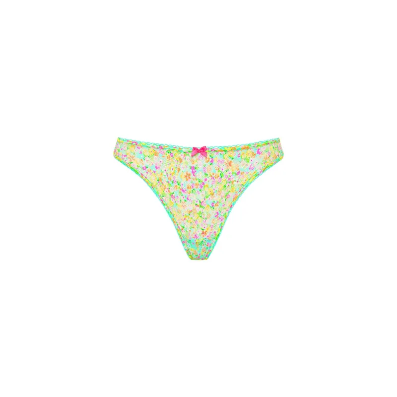 Lace Thong - Wild Flower sold by Kulani Kinis