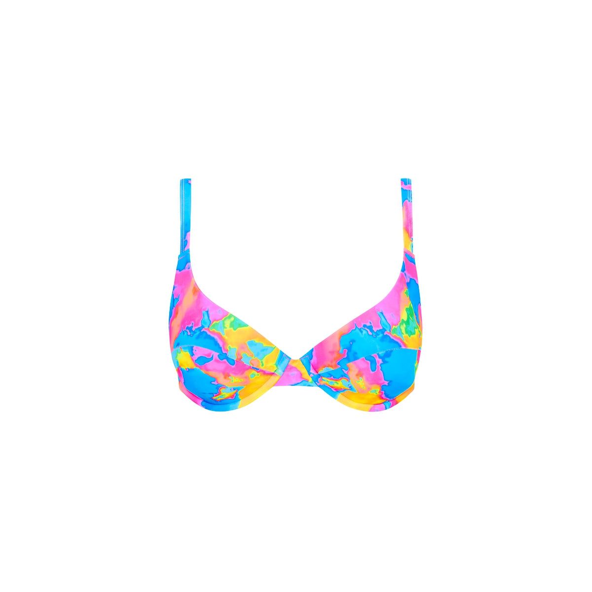 Padded Underwire Bra Bikini Top - Sunrise Splash sold by Kulani Kinis
