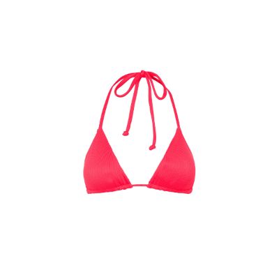 Slide Triangle Bikini Top - Watermelon Ribbed sold by Kulani Kinis
