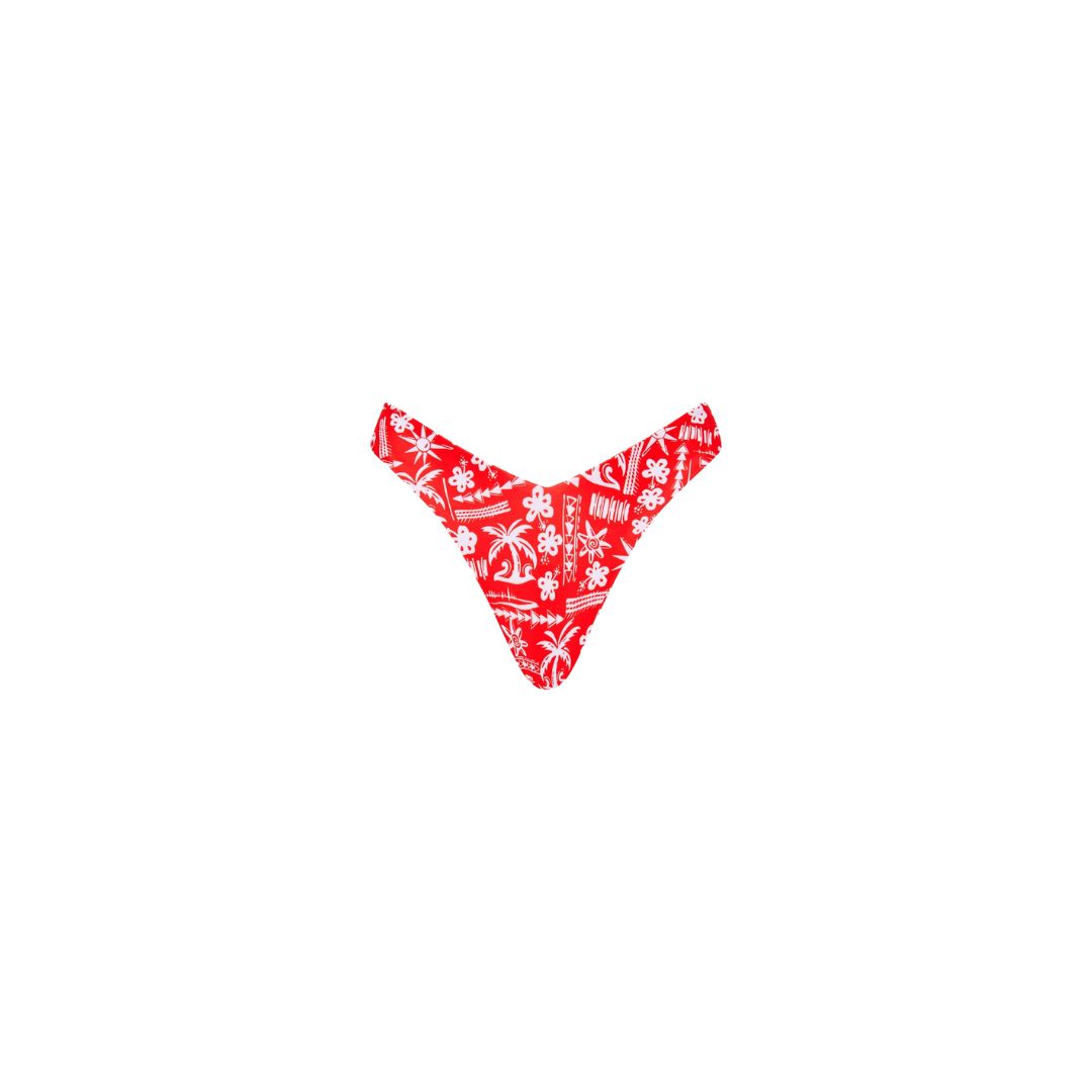 Y Cheeky Bikini Bottom - Hula Hibiscus sold by Kulani Kinis