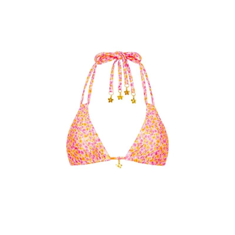 Halter Bralette Bikini Top - Sherbet Shimmer sold by Kulani Kinis