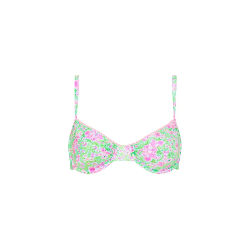Ditzy Underwire Bra Bikini Top - Forbidden Love sold by Kulani Kinis