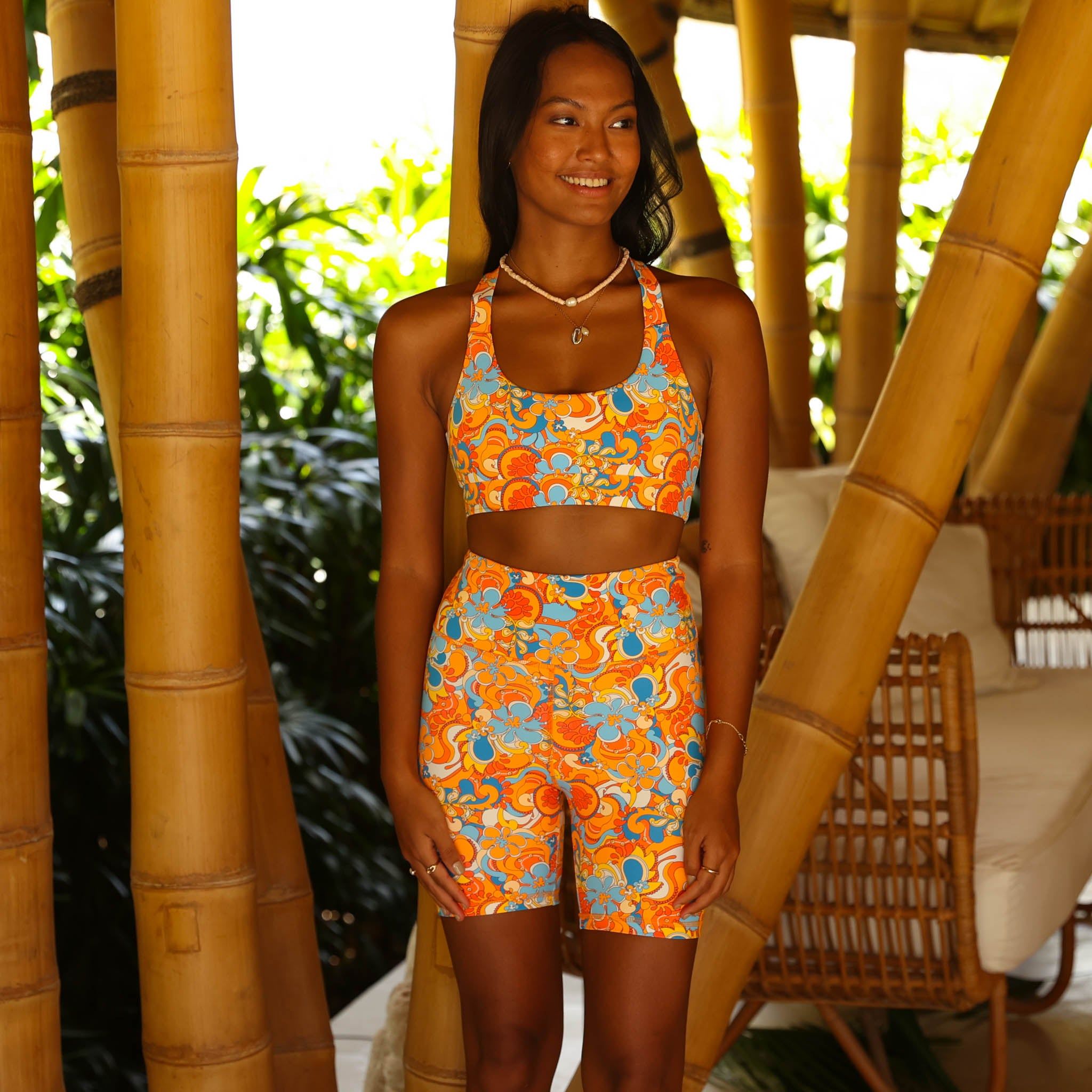 Basic Bike Shorts - Mango Magic sold by Kulani Kinis product image thumbnail 3