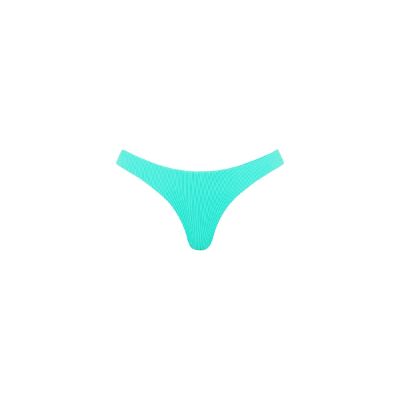 Minimal Full Coverage Bikini Bottom - Aqua Ribbed sold by Kulani Kinis
