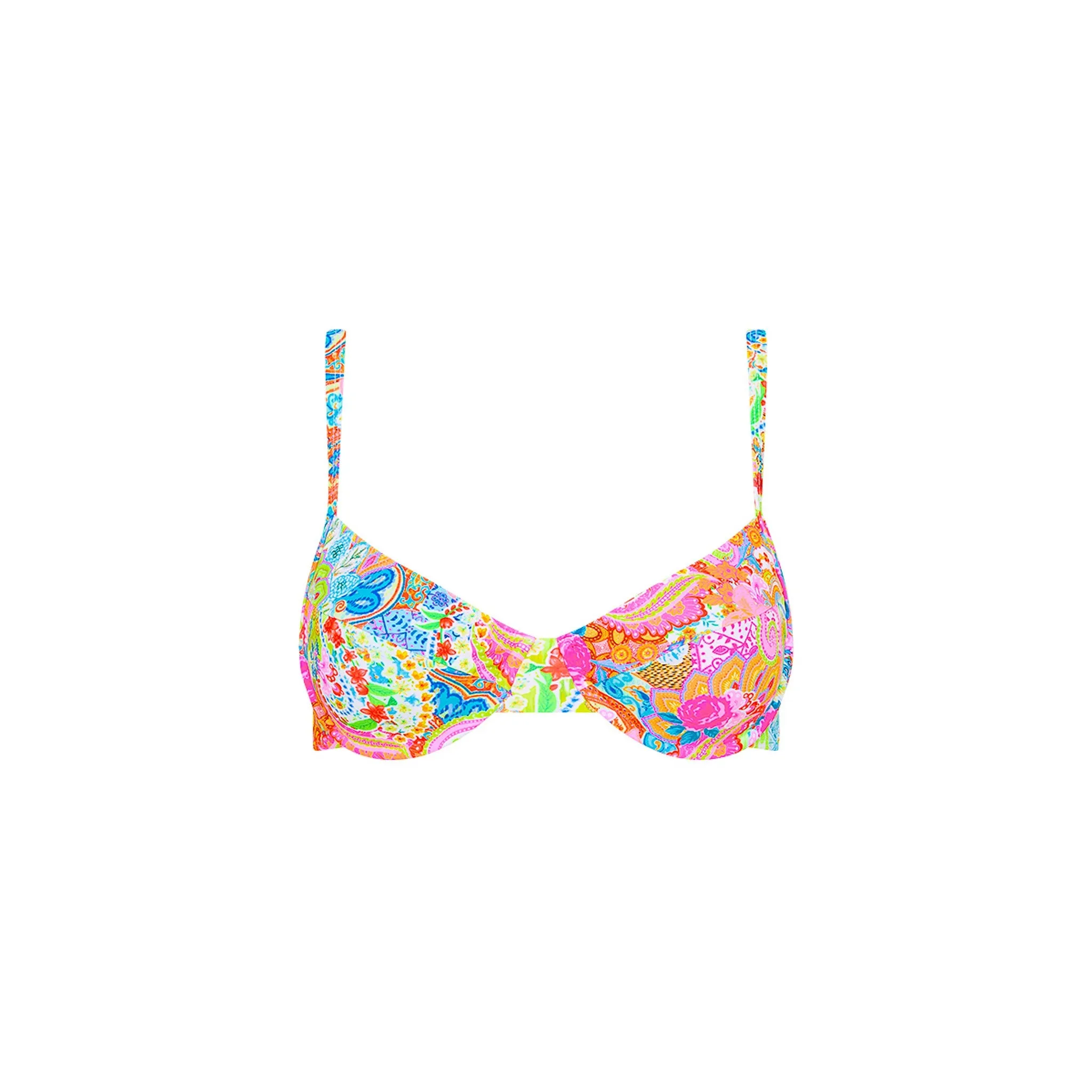 Ditzy Underwire Bra Bikini Top - Dreamscape sold by Kulani Kinis