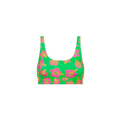 Active Cross Back Crop Top - Melon Sorbet sold by Kulani Kinis