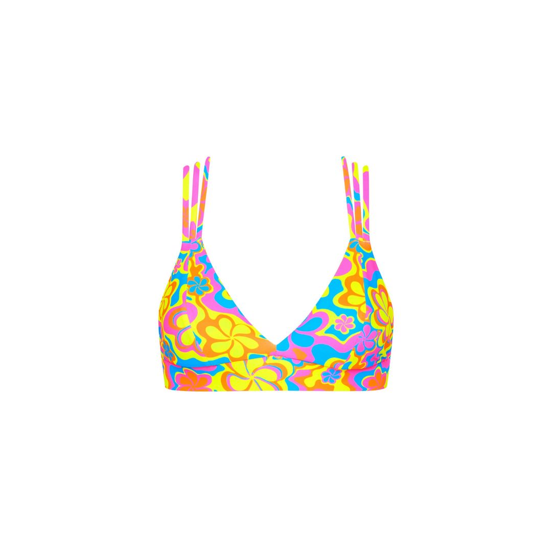 Triangle Cross Back Bikini Top - Lovey Dovey sold by Kulani Kinis