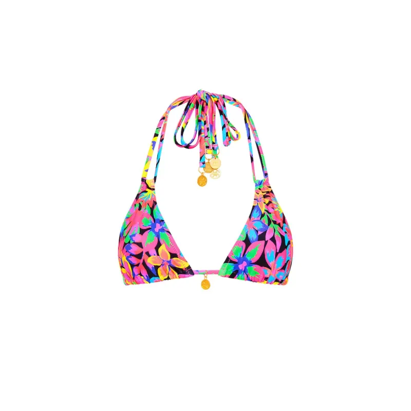 Halter Bralette Bikini Top - Disco Doll sold by Kulani Kinis