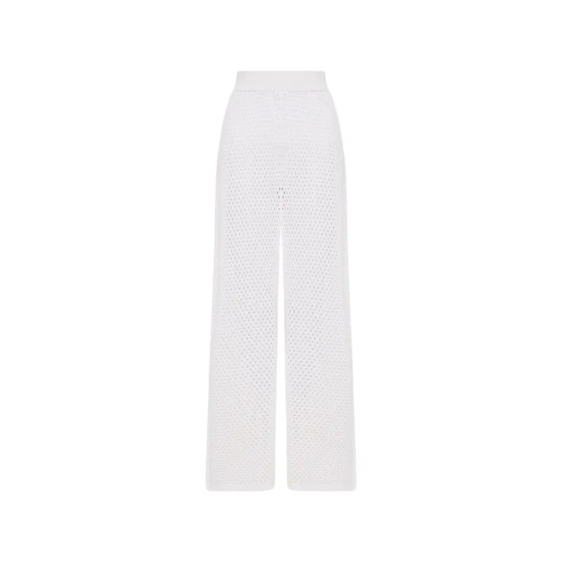 Crochet Knit Pants - White sold by Kulani Kinis