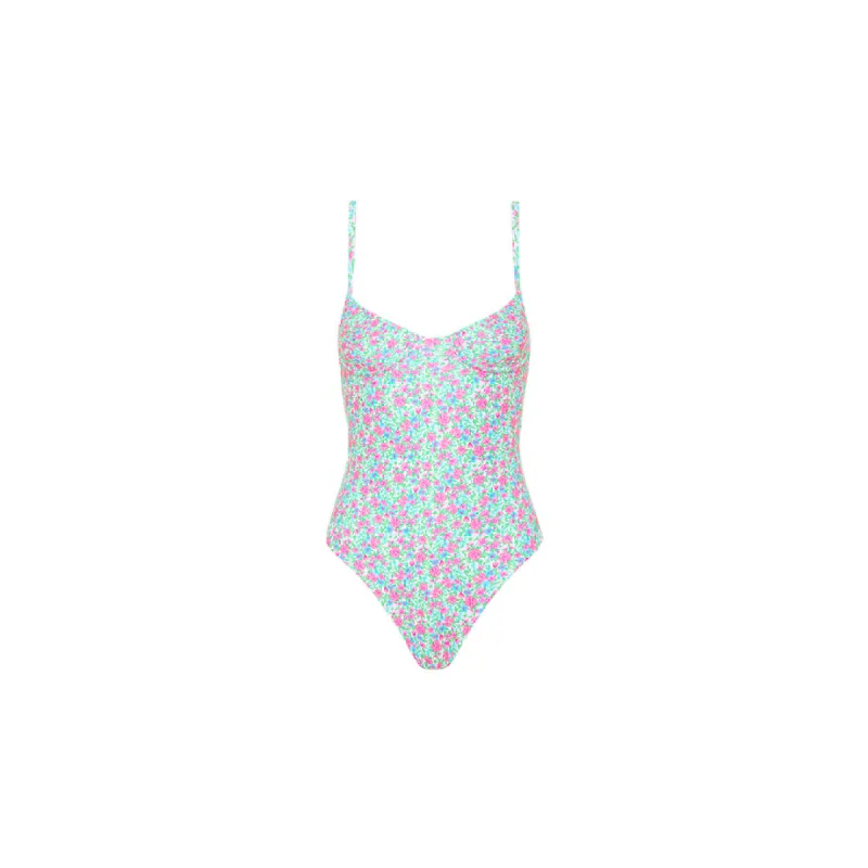 Underwire Cheeky One Piece - Sweet Pea sold by Kulani Kinis