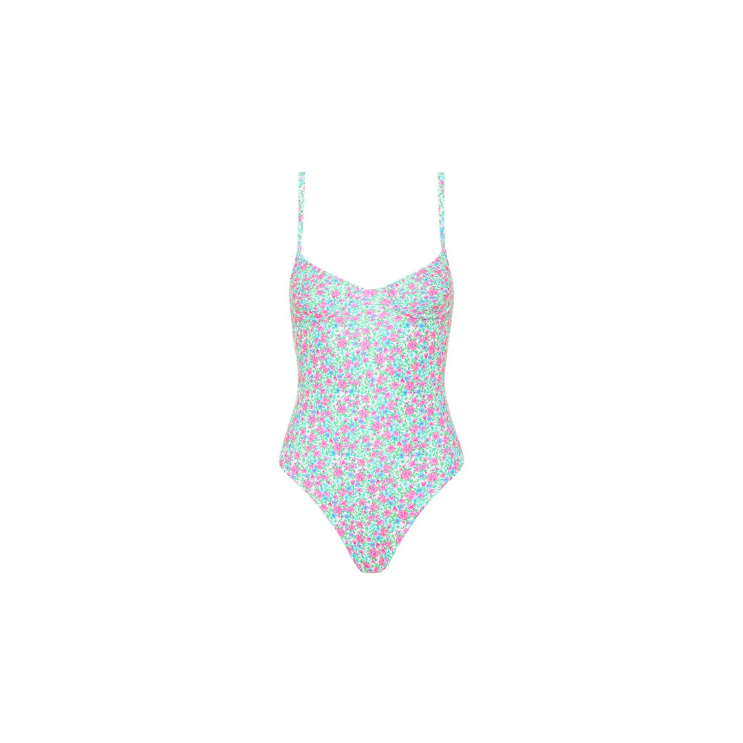 Underwire Cheeky One Piece - Sweet Pea sold by Kulani Kinis