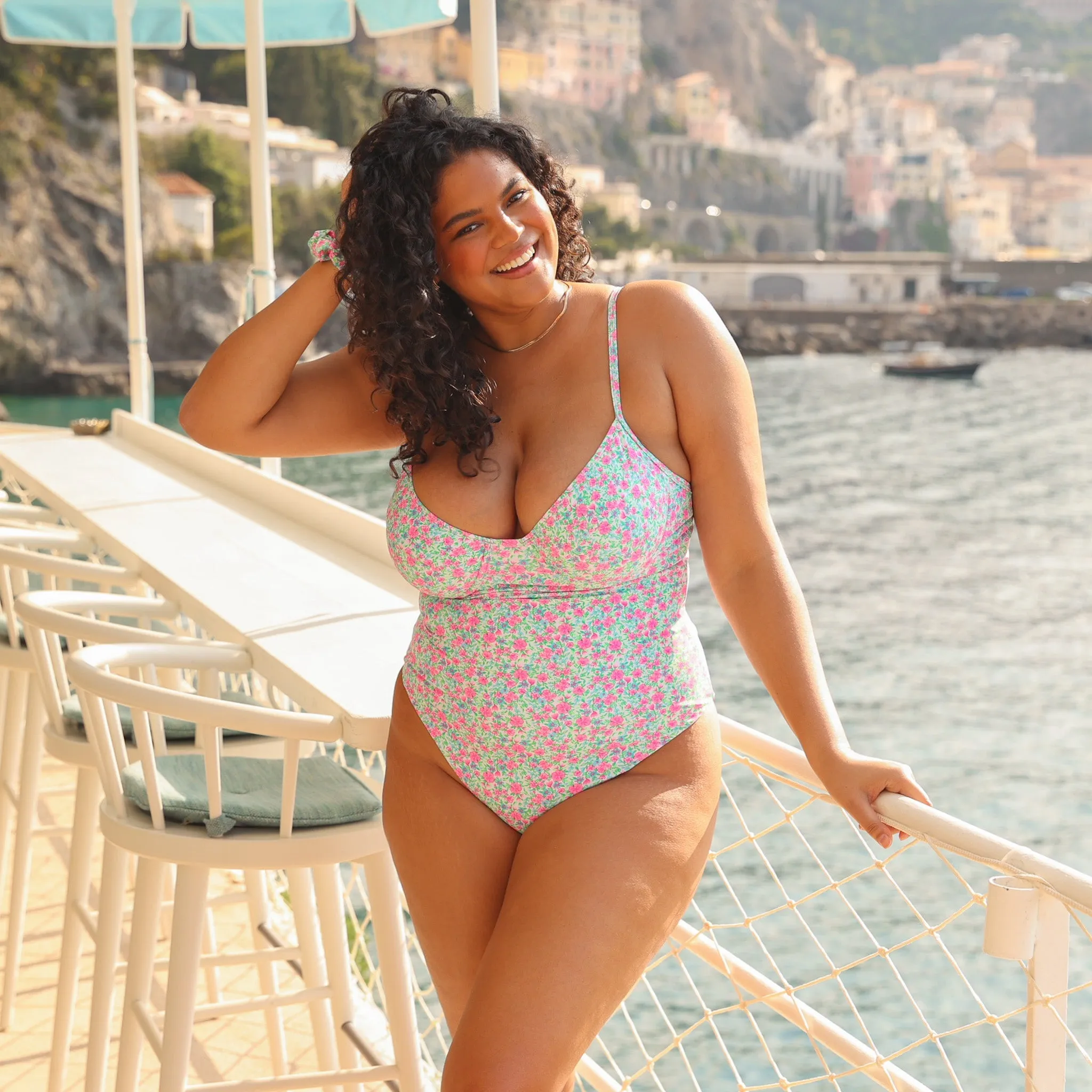 Underwire Cheeky One Piece - Sweet Pea sold by Kulani Kinis product image thumbnail 3