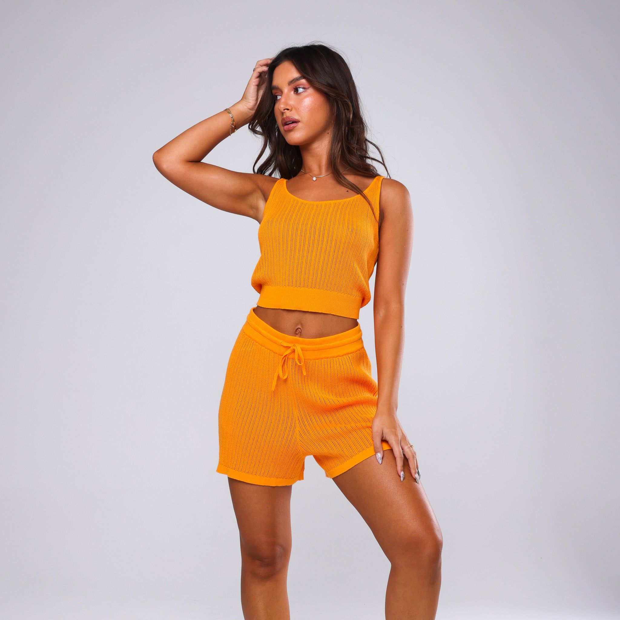 Casual Knit Tank Top - Tangerine sold by Kulani Kinis product image thumbnail 3