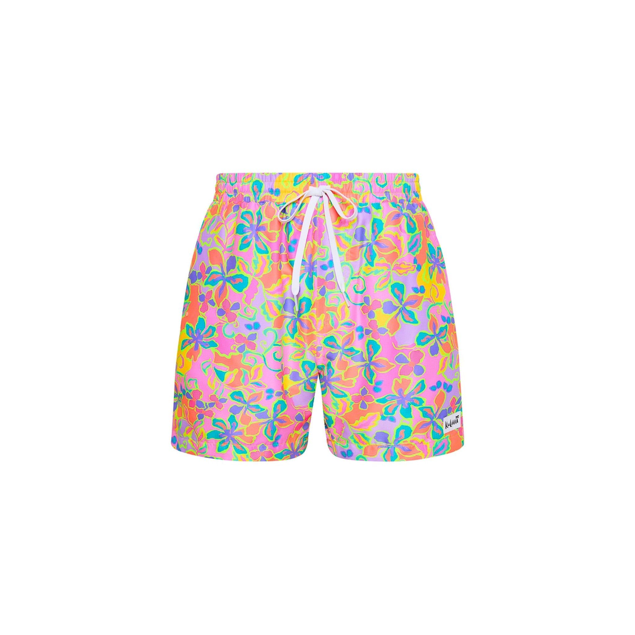 Men's Swim Trunks - Pink Aurora sold by Kulani Kinis