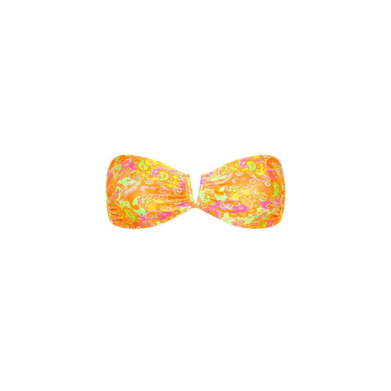 V Strapless Bandeau Bikini Top - Tiki Tango sold by Kulani Kinis