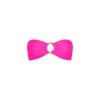 Strapless Bandeau Bikini Top - Flamingo Pink Ribbed sold by Kulani Kinis