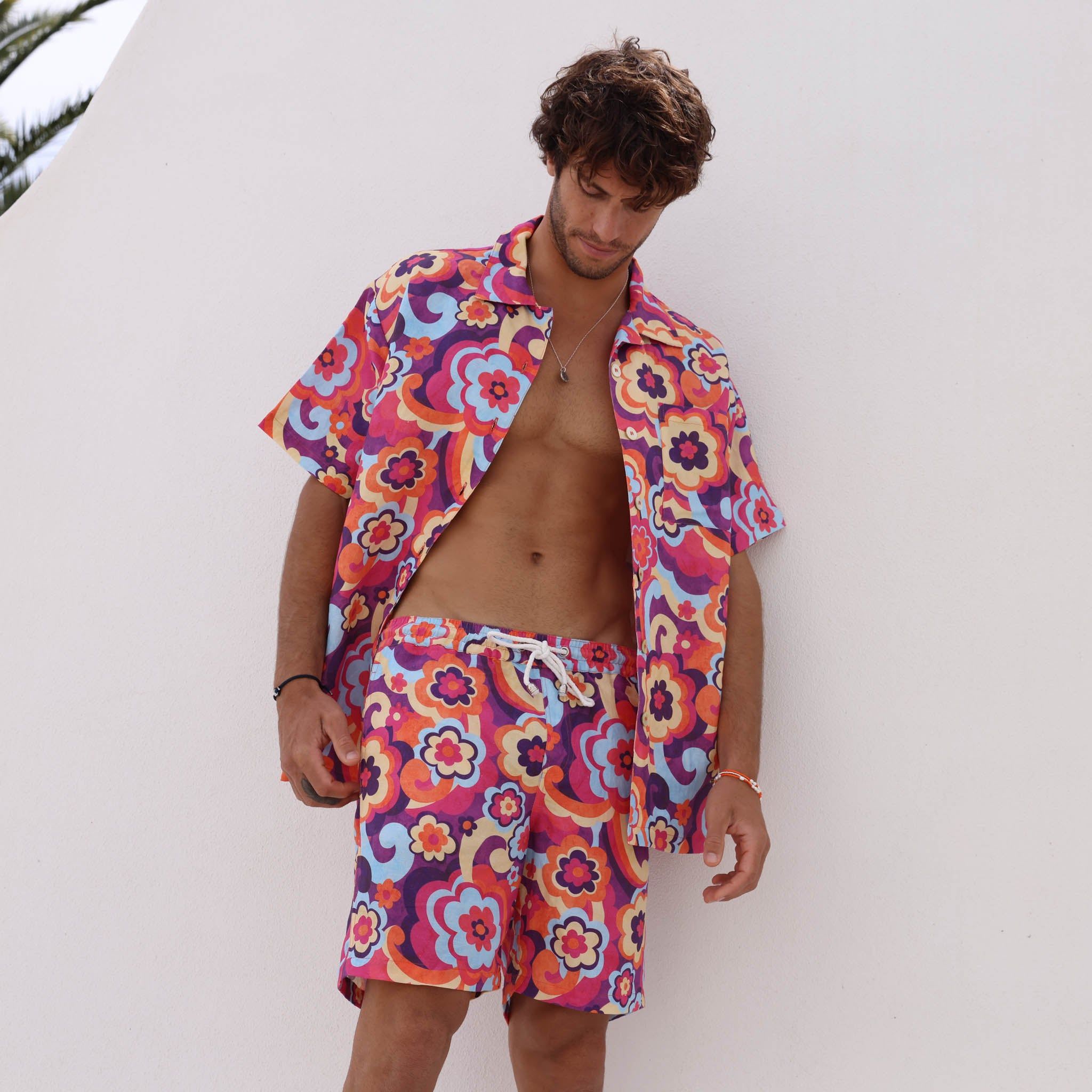 Men's Linen Shorts - Tipsy Dip sold by Kulani Kinis product image thumbnail 4