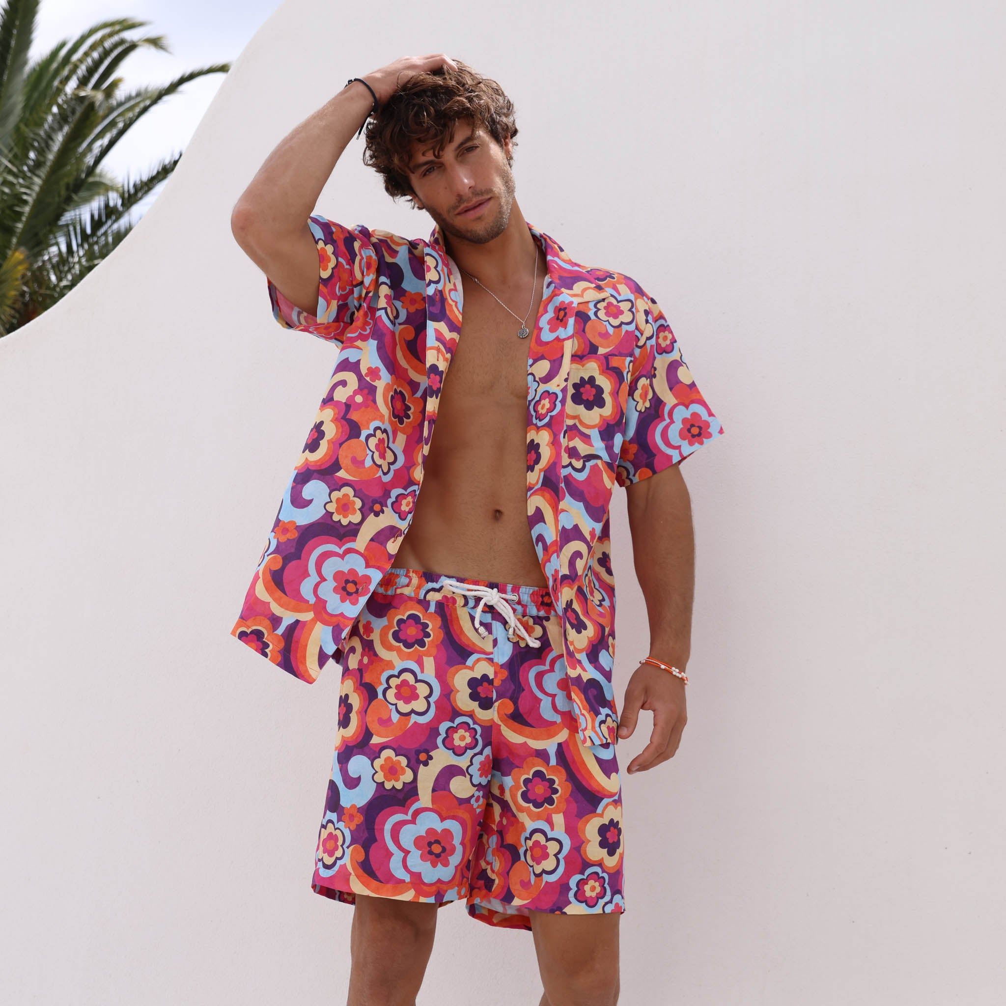 Men's Linen Shorts - Tipsy Dip sold by Kulani Kinis product image thumbnail 3