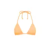 Slide Triangle Bikini Top - Mango Ribbed sold by Kulani Kinis