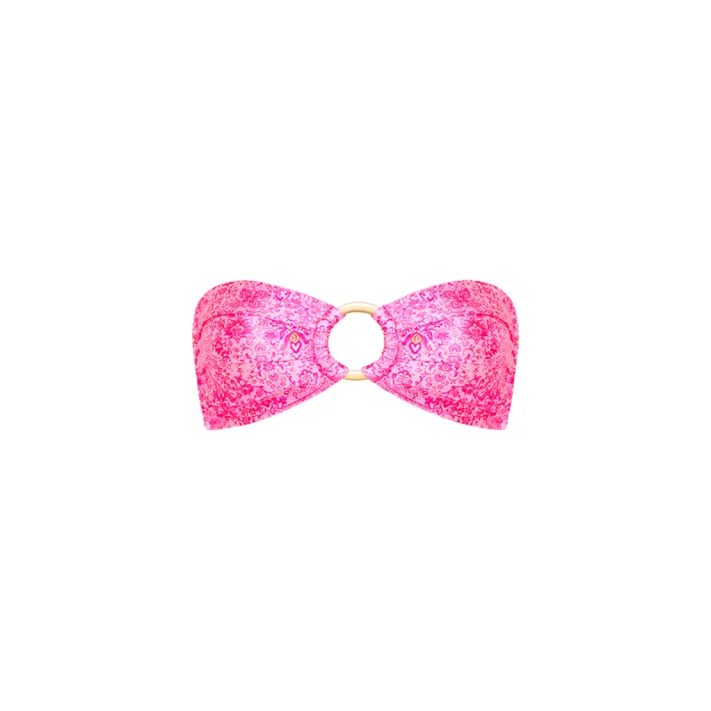 Strapless Bandeau Bikini Top - Rose Quartz sold by Kulani Kinis