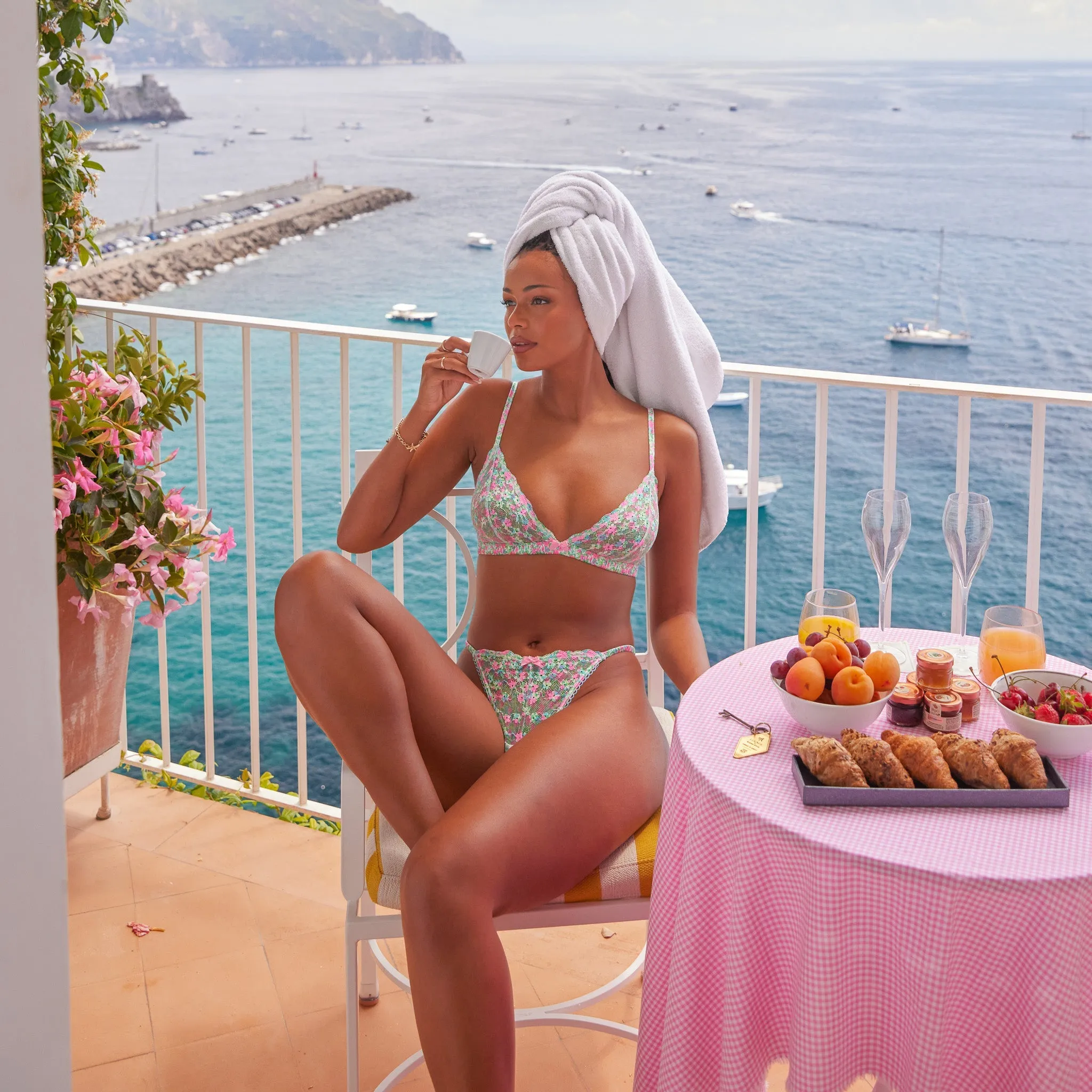 Lace Triangle Bra - Sweet Pea sold by Kulani Kinis product image thumbnail 4