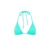 Slide Triangle Bikini Top - Aqua Ribbed sold by Kulani Kinis
