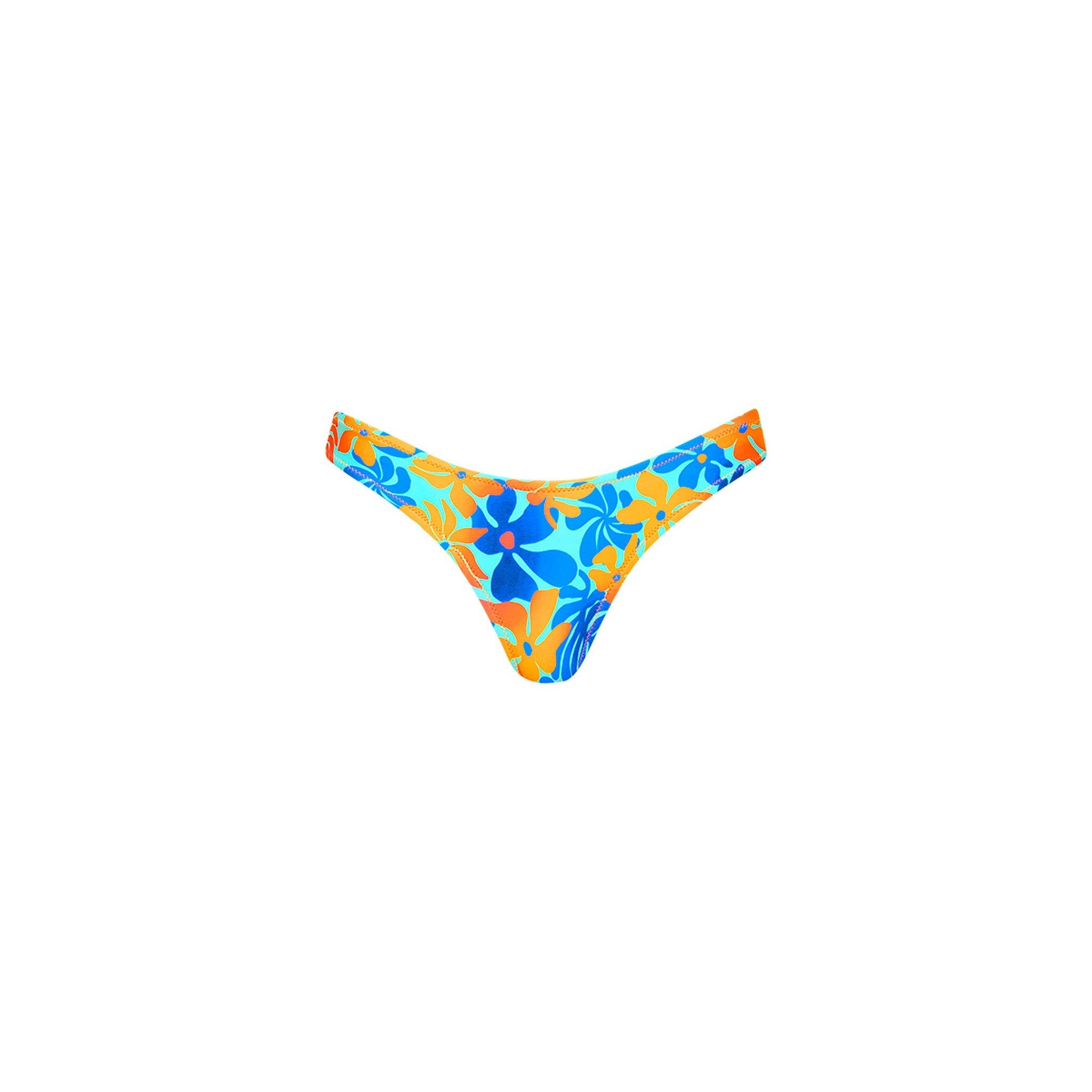 Vintage V Bikini Bottom - Azure sold by Kulani Kinis