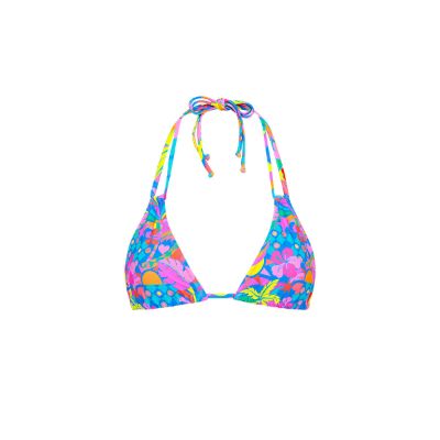 Halter Bralette Bikini Top - Rio Rainbow sold by Kulani Kinis