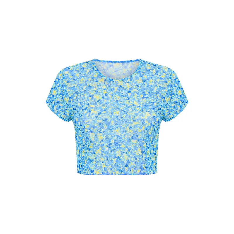 Mesh Cropped Tee - Love Story sold by Kulani Kinis