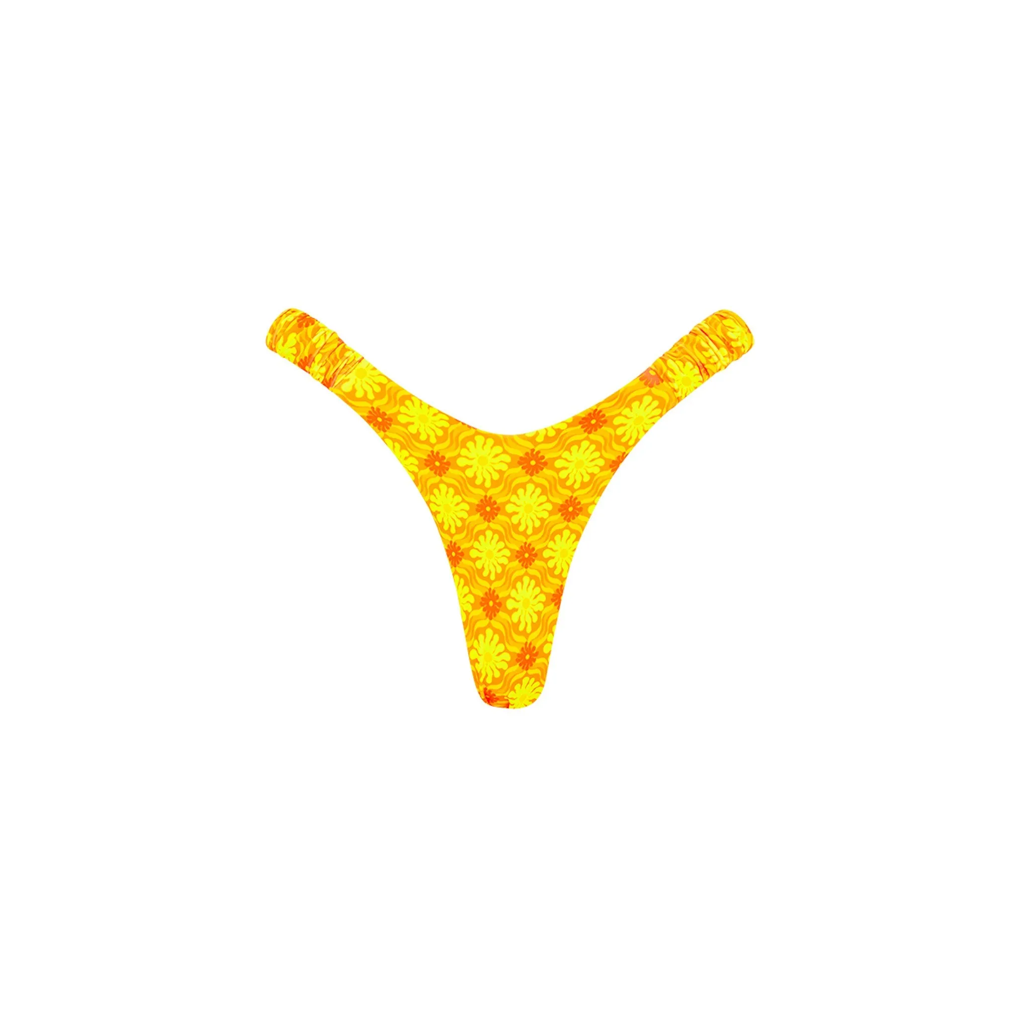 Retro Y Thong Bikini Bottom - Lemontini sold by Kulani Kinis