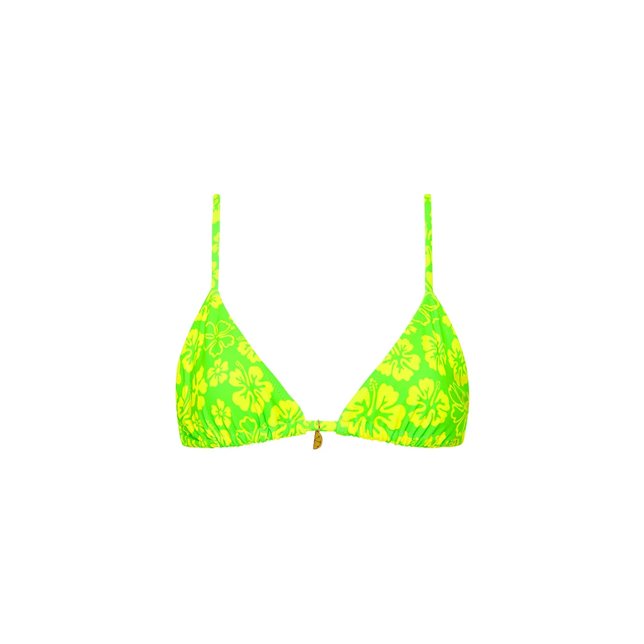 Bralette Bikini Top - Aloha Lime sold by Kulani Kinis