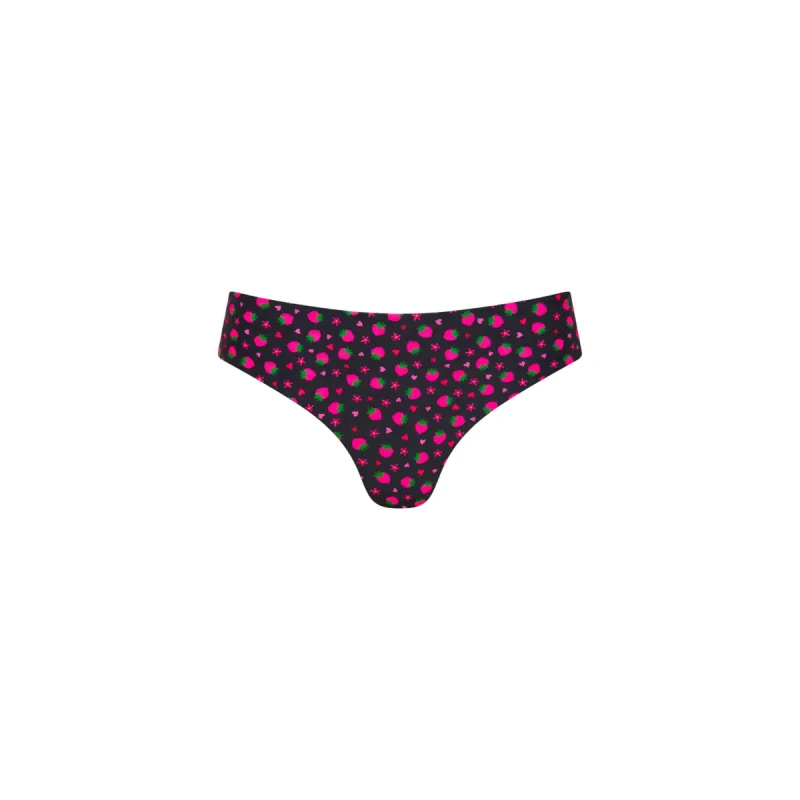 Mid-Rise Brazilian Bikini Bottom - Ruby Kisses sold by Kulani Kinis