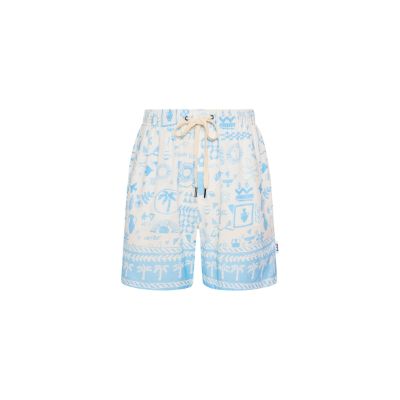 Men's Linen Shorts - Cloud Kisses sold by Kulani Kinis