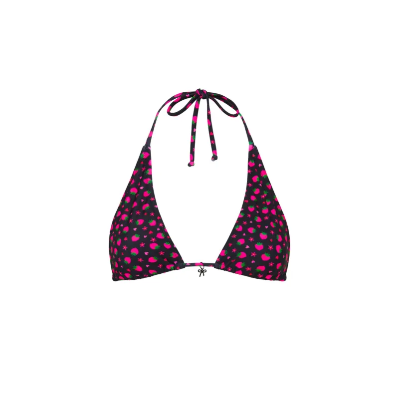 Classic Tie Halter Bikini Top - Ruby Kisses sold by Kulani Kinis