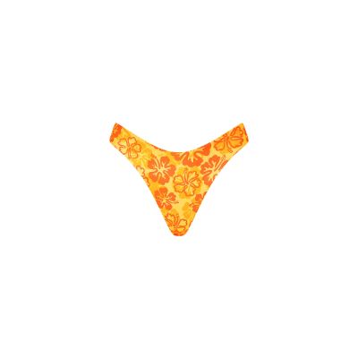 Brazilian Thong Bikini Bottom - Tangerine Dreams sold by Kulani Kinis