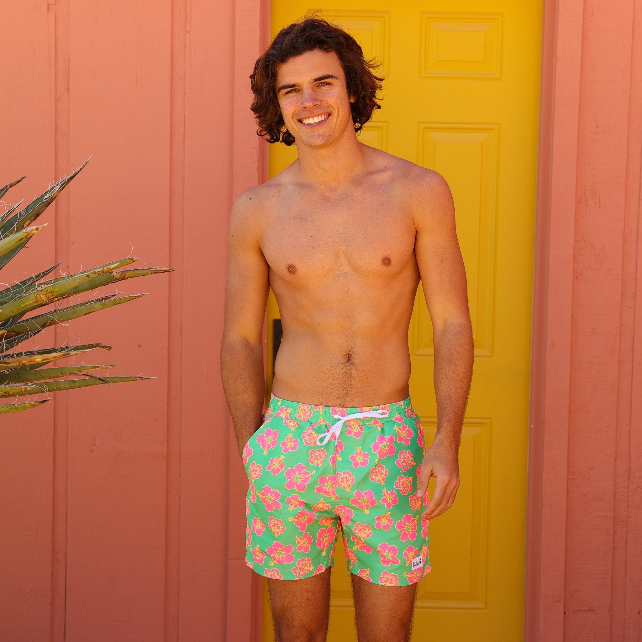 Men's Swim Trunks - Melon Sorbet sold by Kulani Kinis product image thumbnail 4