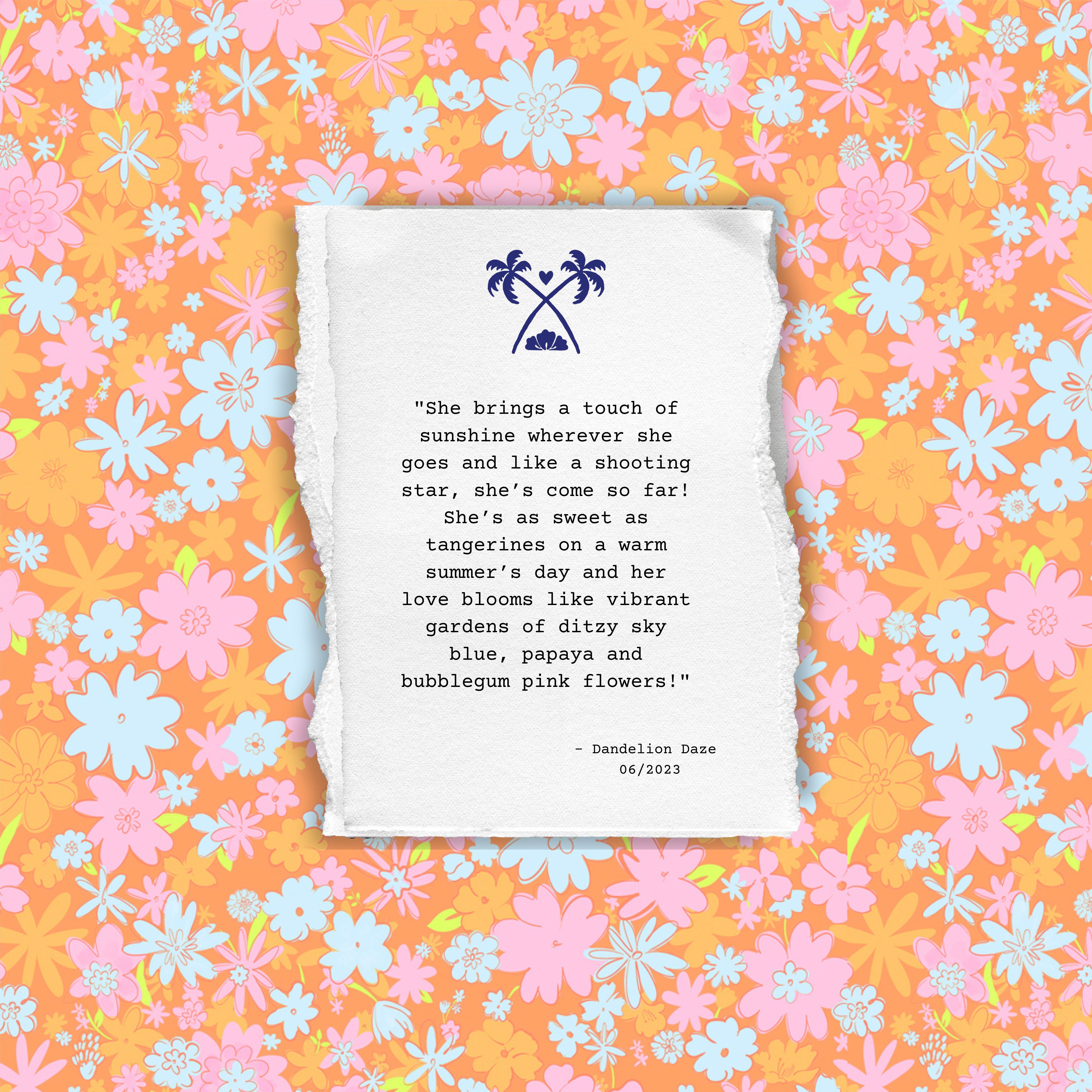 Halter Bralette Bikini Top - Dandelion Daze sold by Kulani Kinis product image thumbnail 9