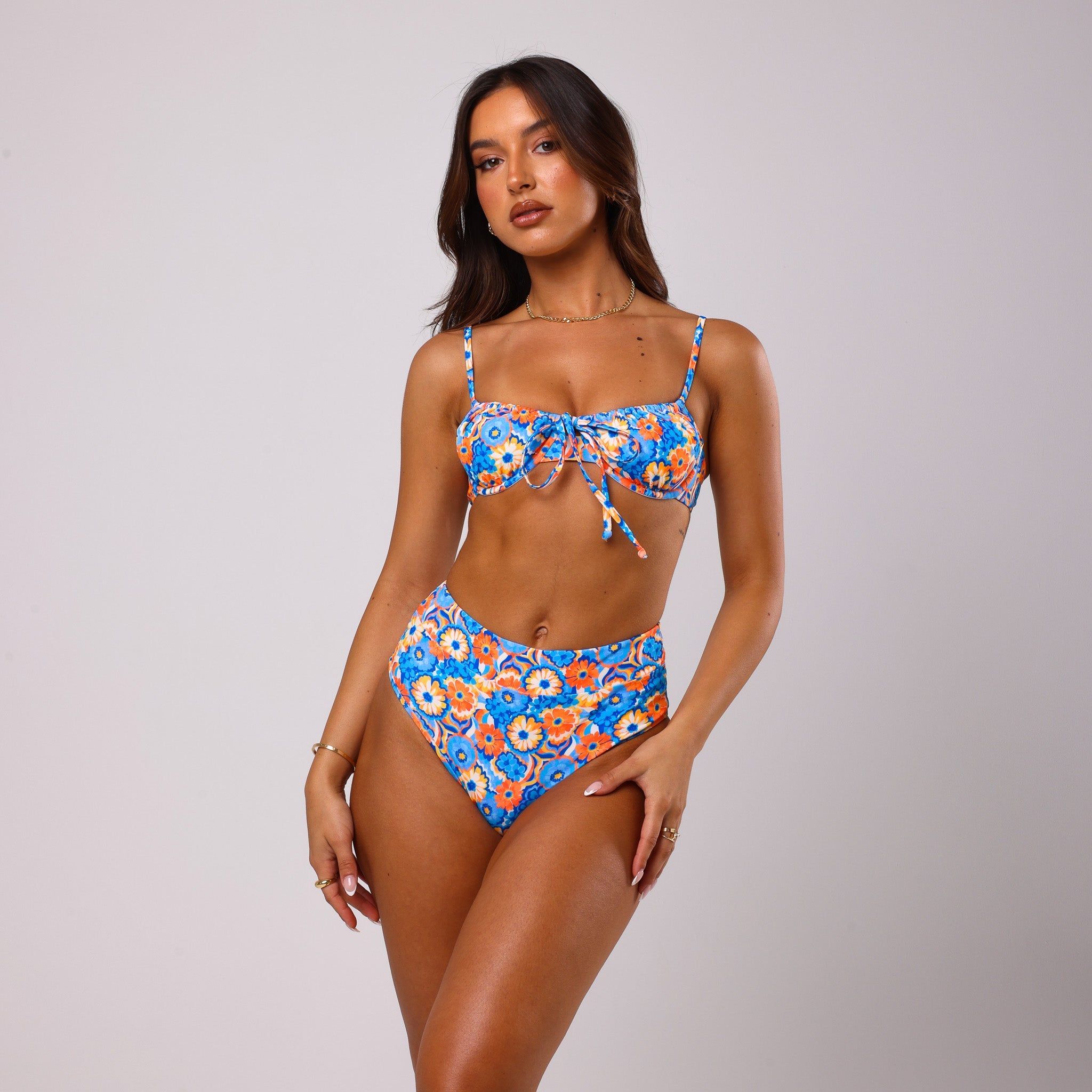 High Hip Cheeky Bikini Bottom - Havana Heat sold by Kulani Kinis product image thumbnail 5