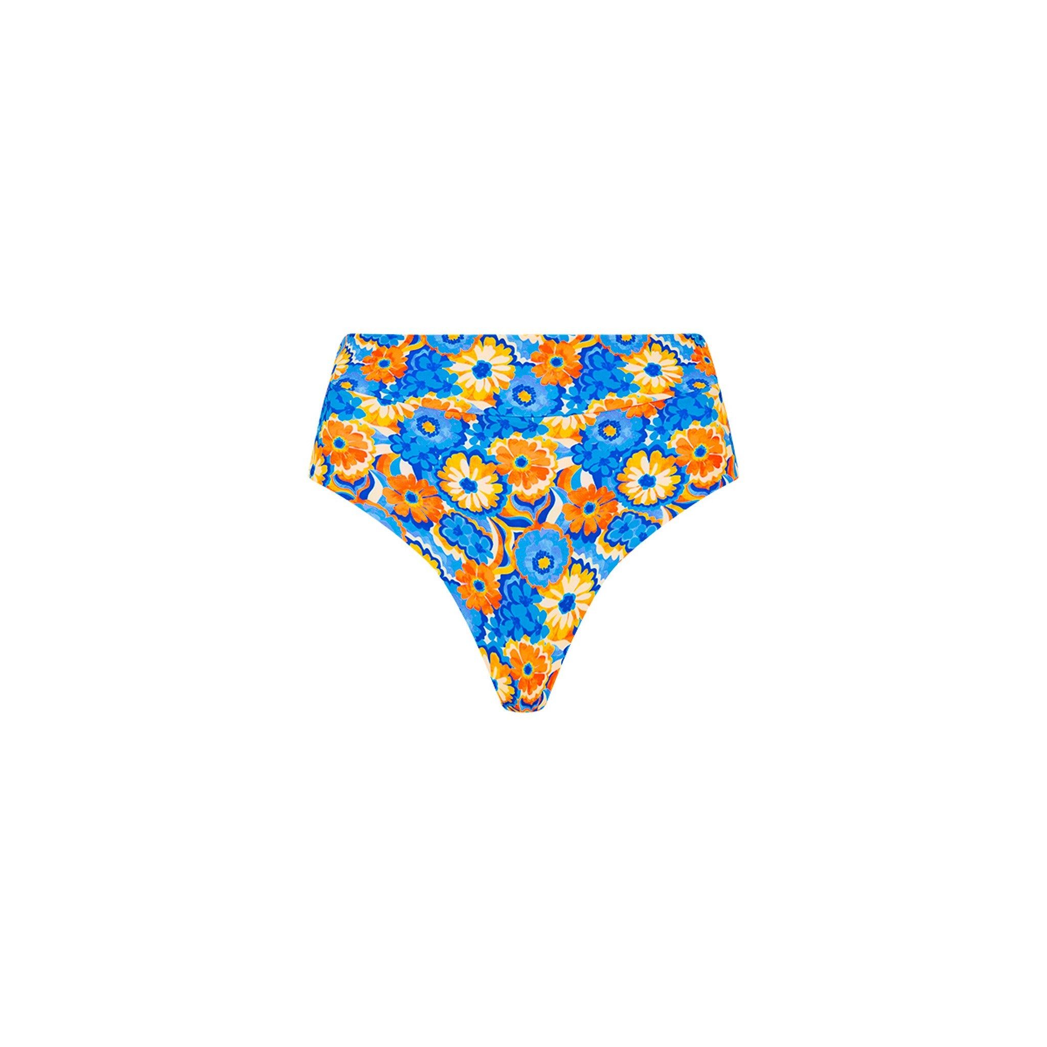 High Hip Cheeky Bikini Bottom - Havana Heat sold by Kulani Kinis